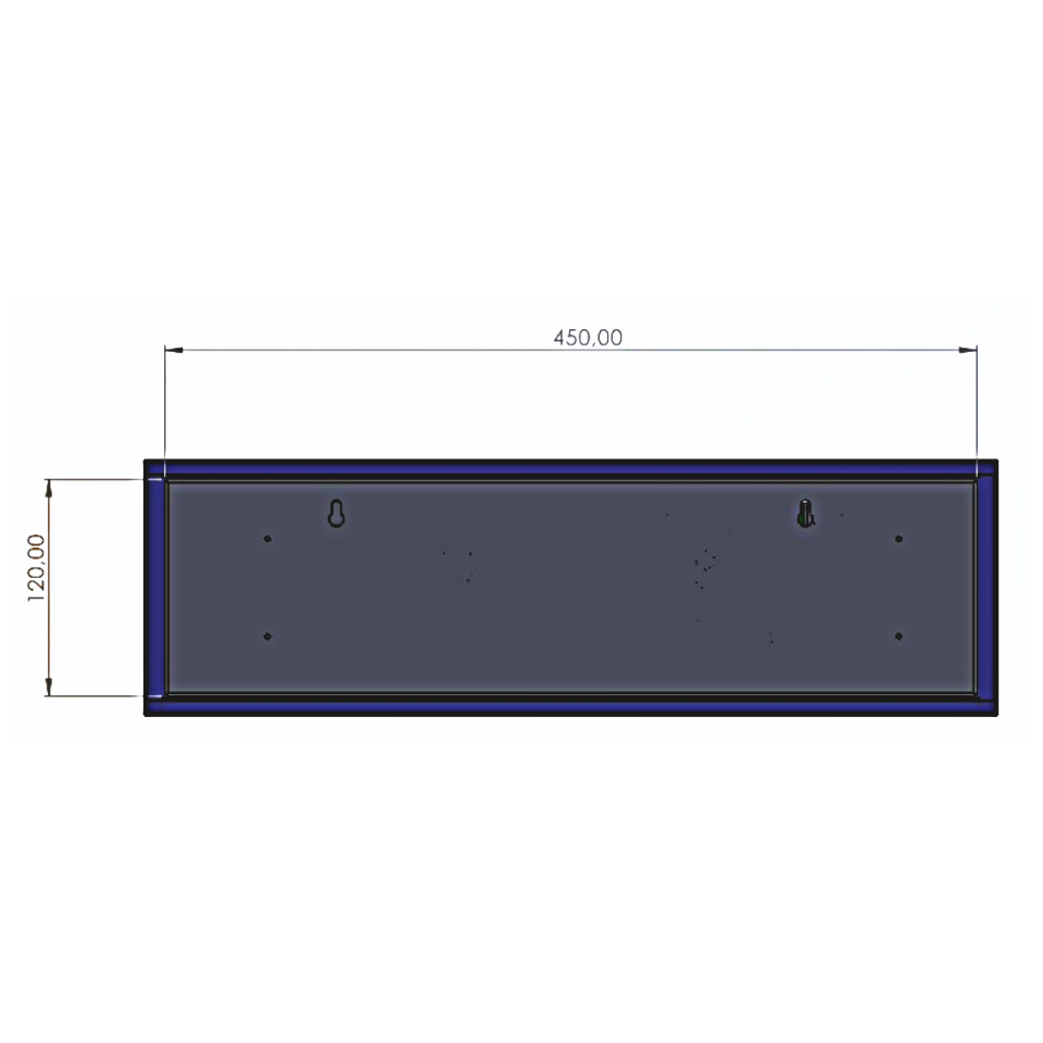 6 Dijit 100mm IP WIFI Dijital Saat Sistemi (SAAT:DAKİKA:SANİYE)